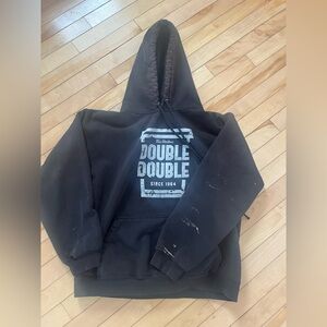 Black Double Double Hoodie Tim Horton